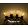 50m LED Festoon String Lights 50 G80 Bulbs Plug in Kits-Occasions > Lights-Dropli