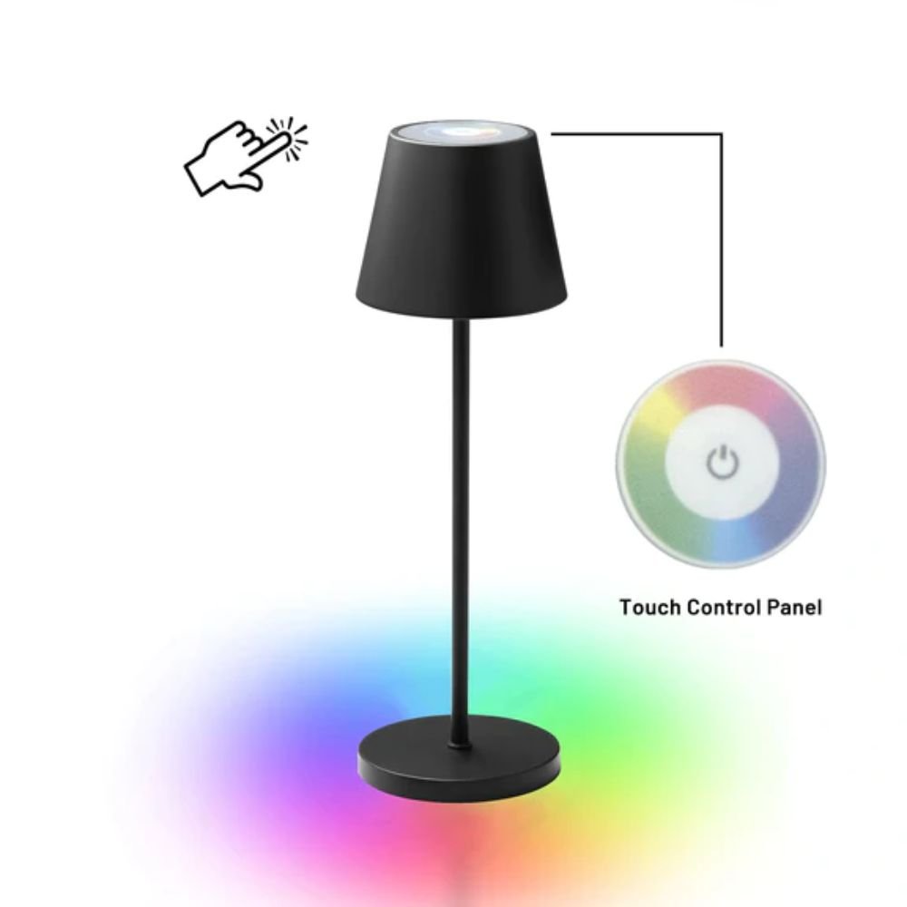 Dimmable touch outlet table lamp