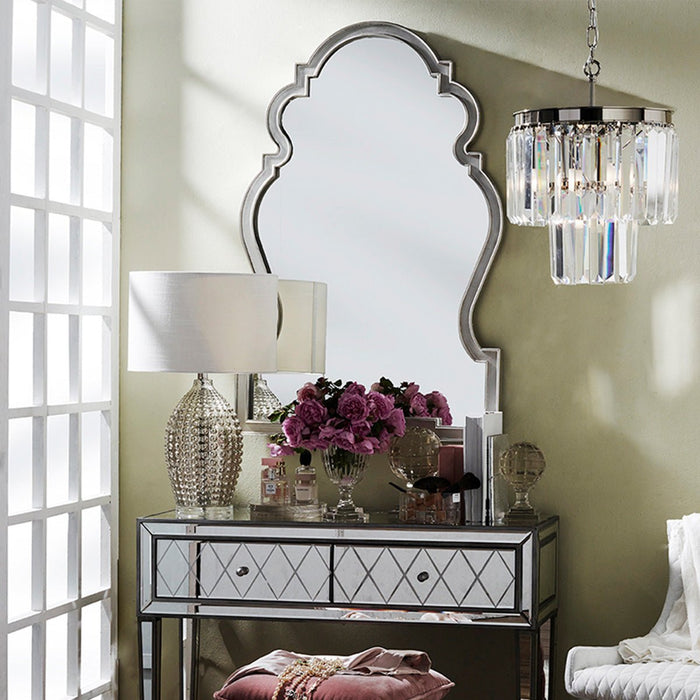 Paloma Wall Mirror - Antique Silver Cafe Lighting and Living, Mirrors, paloma-wall-mirror-antique-silver