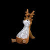 Acrylic Sitting Cute Reindeer - H40cm-Christmas Figure-Lexi Lighting