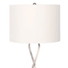 Sarantino Contemporary Table Lamp In Nickel Finish-Home & Garden > Lighting-Koala Lamps and Lighting