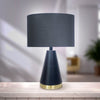 Sarantino Metal Table Lamp in Black and Gold-Home & Garden > Lighting-Koala Lamps and Lighting