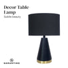 Sarantino Metal Table Lamp in Black and Gold-Home & Garden > Lighting-Koala Lamps and Lighting