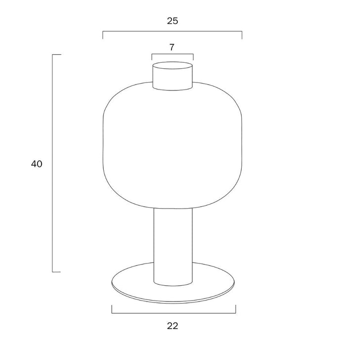 Telbix PAROLA - 25W Table Lamp Telbix, TABLE LAMPS, telbix-parola-25w-table-lamp