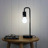 York Table Lamp Black-TABLE AND FLOOR LAMPS-Oriel