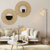 Yvette Rattan Table Lamp-Home & Garden > Lighting-Koala Lamps and Lighting