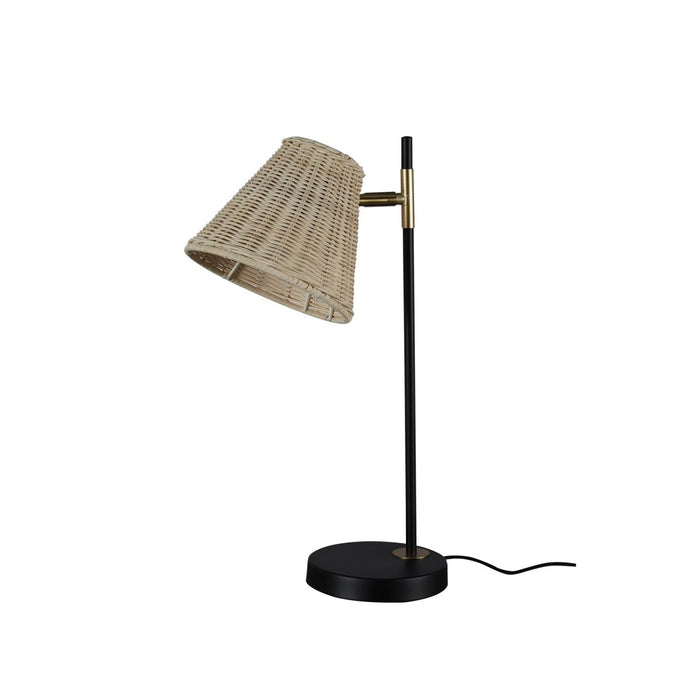 Yvette Rattan Table Lamp-Home & Garden > Lighting-Koala Lamps and Lighting